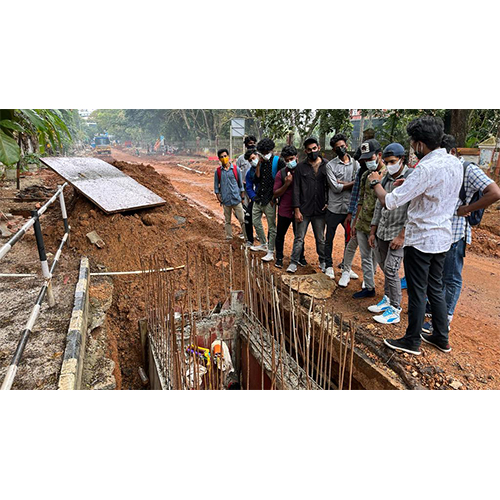 Students Of MGM Polytechnic College, Kilimanoor Conducted Industrial Visit At Manaveeyam Veedhi And Vending Zone At RKV Road